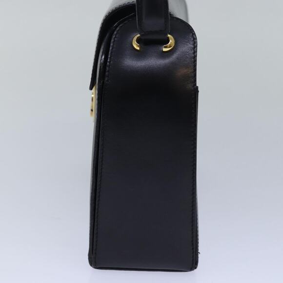 CELINE Hand Bag Leather Black - Picture 5 of 11